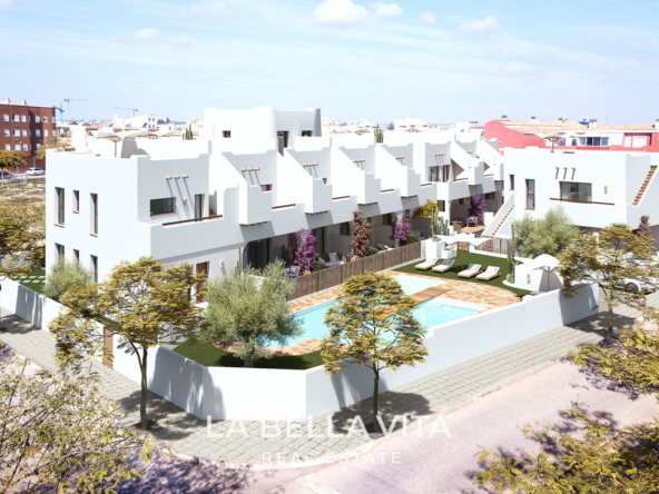 New Properties, bungalows by the beach in Pilar de la Horadada for Sale