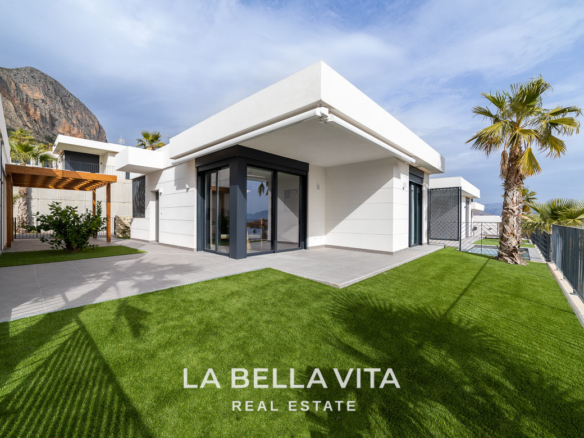 New-Build Properties for sale with Sea Views, optional private pool and solarium in Polop – Modern Homes in a Gated Community