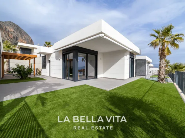 New-Build Properties for sale with Sea Views, optional private pool and solarium in Polop – Modern Homes in a Gated Community