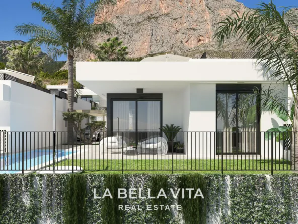 New-Build Properties for sale with Sea Views, optional private pool and solarium in Polop – Modern Homes in a Gated Community