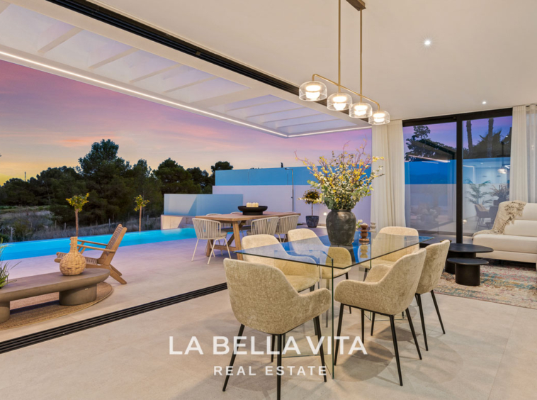 Stunning New Build Luxury Properties with private pool, garage and basement for sale in Polop, Alicante