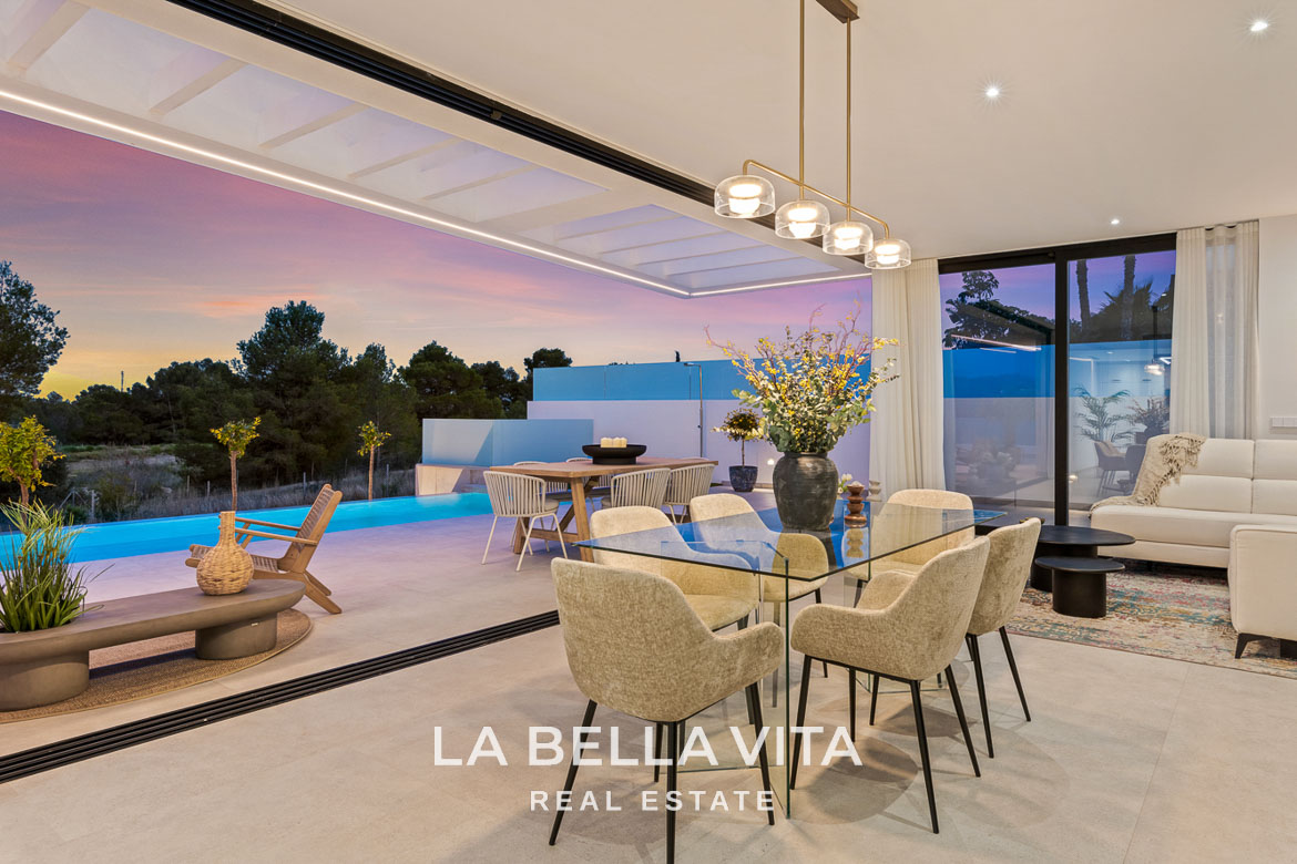 Stunning New Build Luxury Properties with private pool, garage and basement for sale in Polop, Alicante