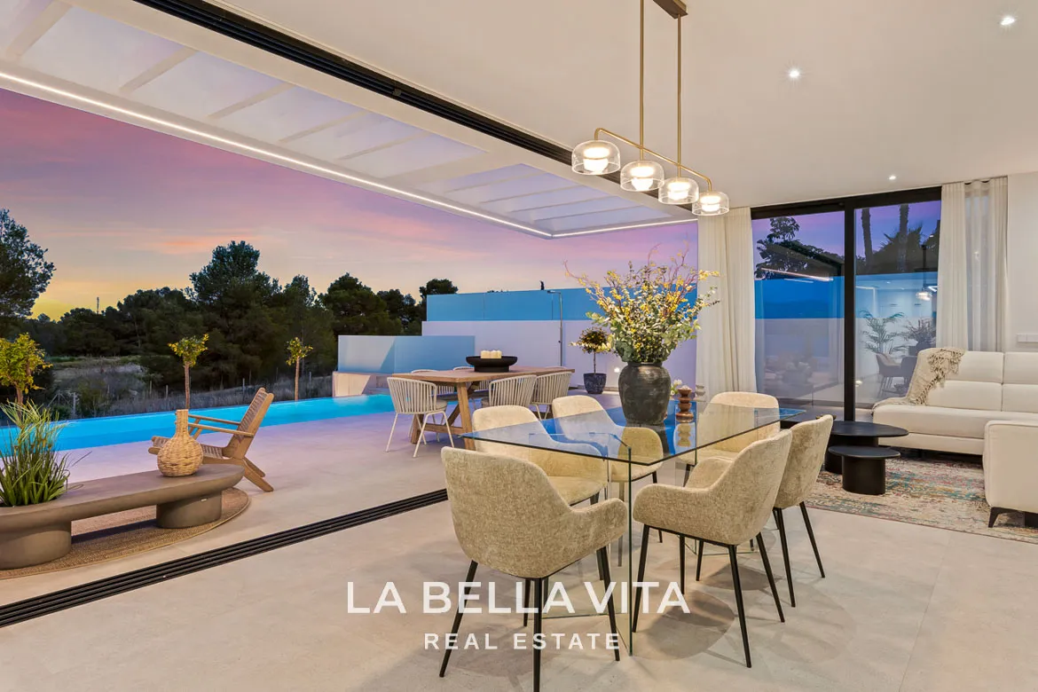 Stunning New Build Luxury Properties with private pool, garage and basement for sale in Polop, Alicante