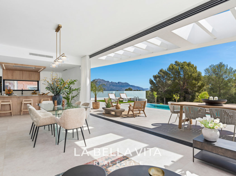 Stunning New Build Luxury Properties with private pool, garage and basement for sale in Polop, Alicante