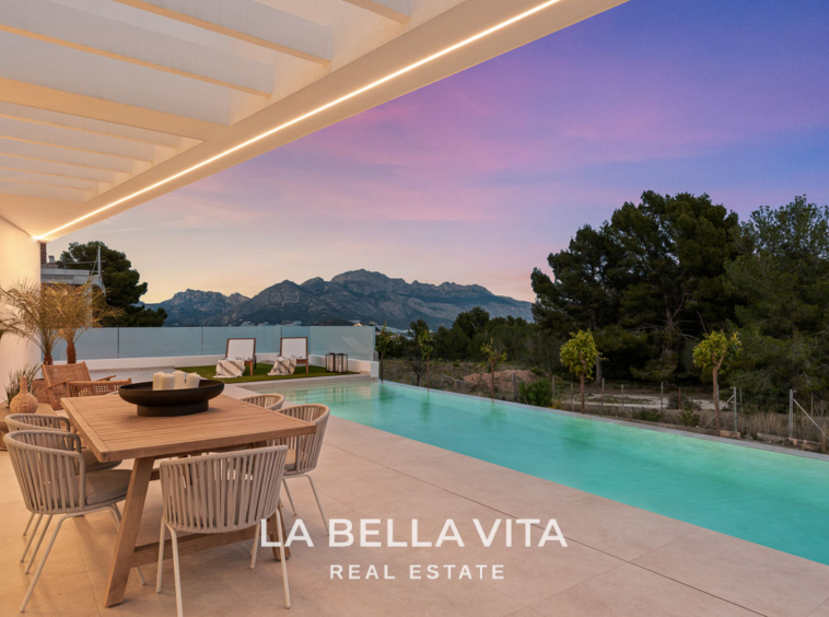 Stunning New Build Luxury Properties with private pool, garage and basement for sale in Polop, Alicante