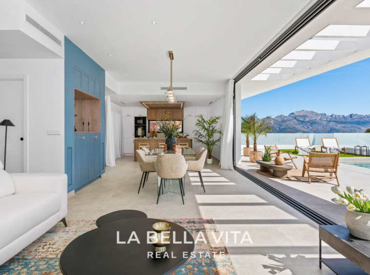 Stunning New Build Luxury Properties with private pool, garage and basement for sale in Polop, Alicante