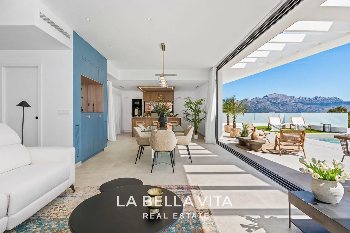 Stunning New Build Luxury Properties with private pool, garage and basement for sale in Polop, Alicante