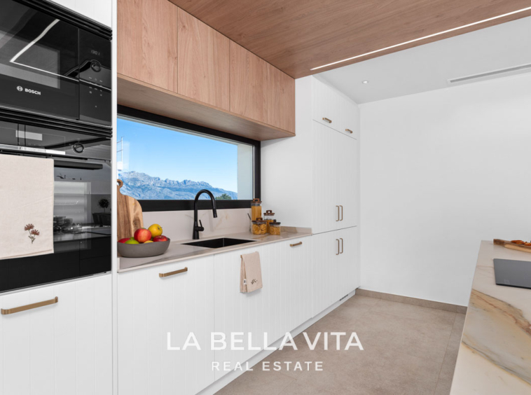 Stunning New Build Luxury Properties with private pool, garage and basement for sale in Polop, Alicante