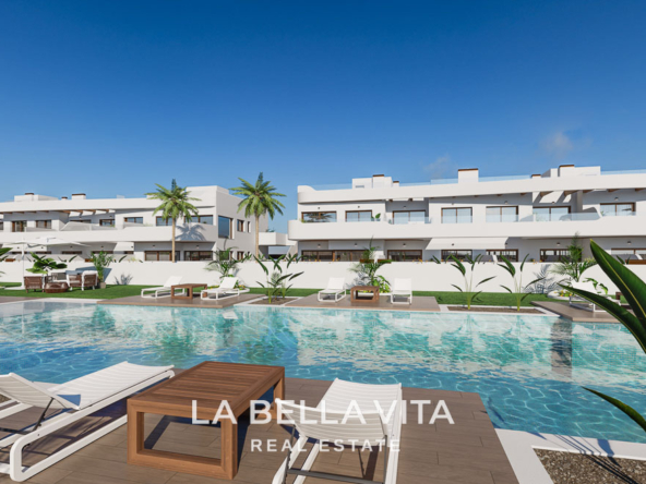Modern Mediterranean-Style New Build Apartments with Sea Views for Sale in Serena Golf, Los Alcázares
