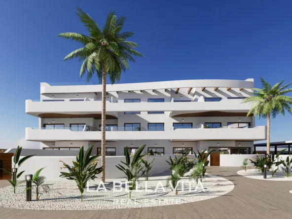 Modern Mediterranean-Style New Build Apartments with Sea Views for Sale in Serena Golf, Los Alcázares