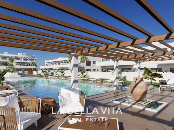 Modern Mediterranean-Style New Build Apartments with Sea Views for Sale in Serena Golf, Los Alcázares