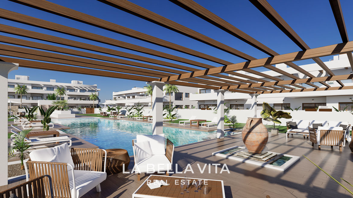 Modern Mediterranean-Style New Build Apartments with Sea Views for Sale in Serena Golf, Los Alcázares