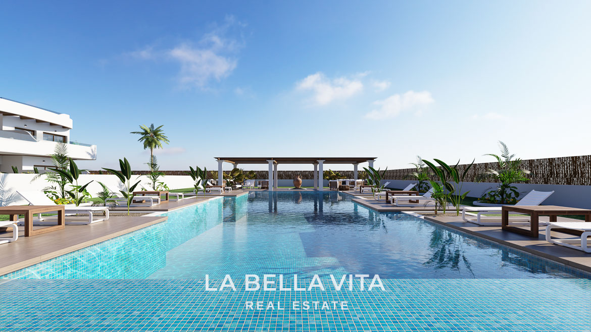 Modern Mediterranean-Style New Build Apartments with Sea Views for Sale in Serena Golf, Los Alcázares