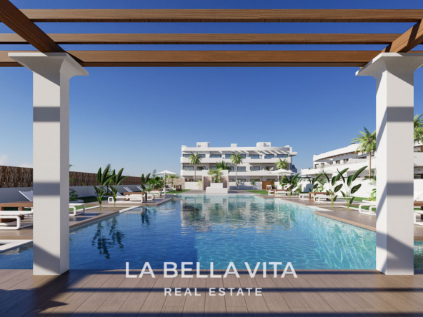 Modern Mediterranean-Style New Build Apartments with Sea Views for Sale in Serena Golf, Los Alcázares