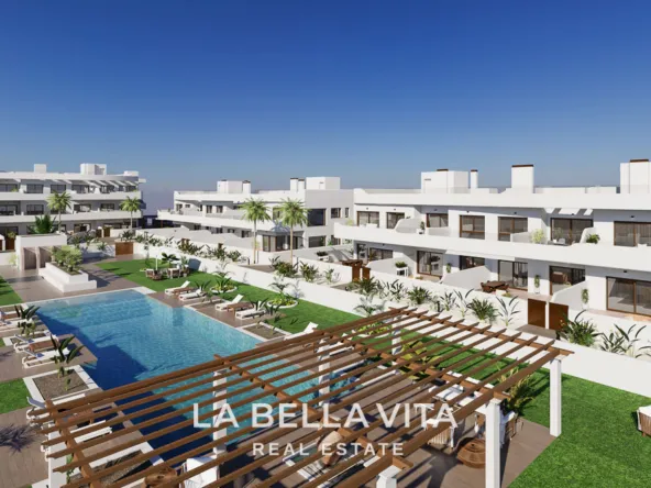 Modern Mediterranean-Style New Build Apartments with Sea Views for Sale in Serena Golf, Los Alcázares