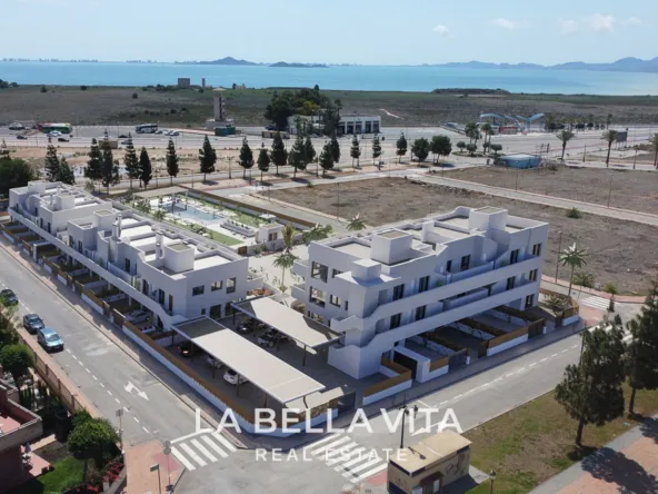 Modern Mediterranean-Style New Build Apartments with Sea Views for Sale in Serena Golf, Los Alcázares
