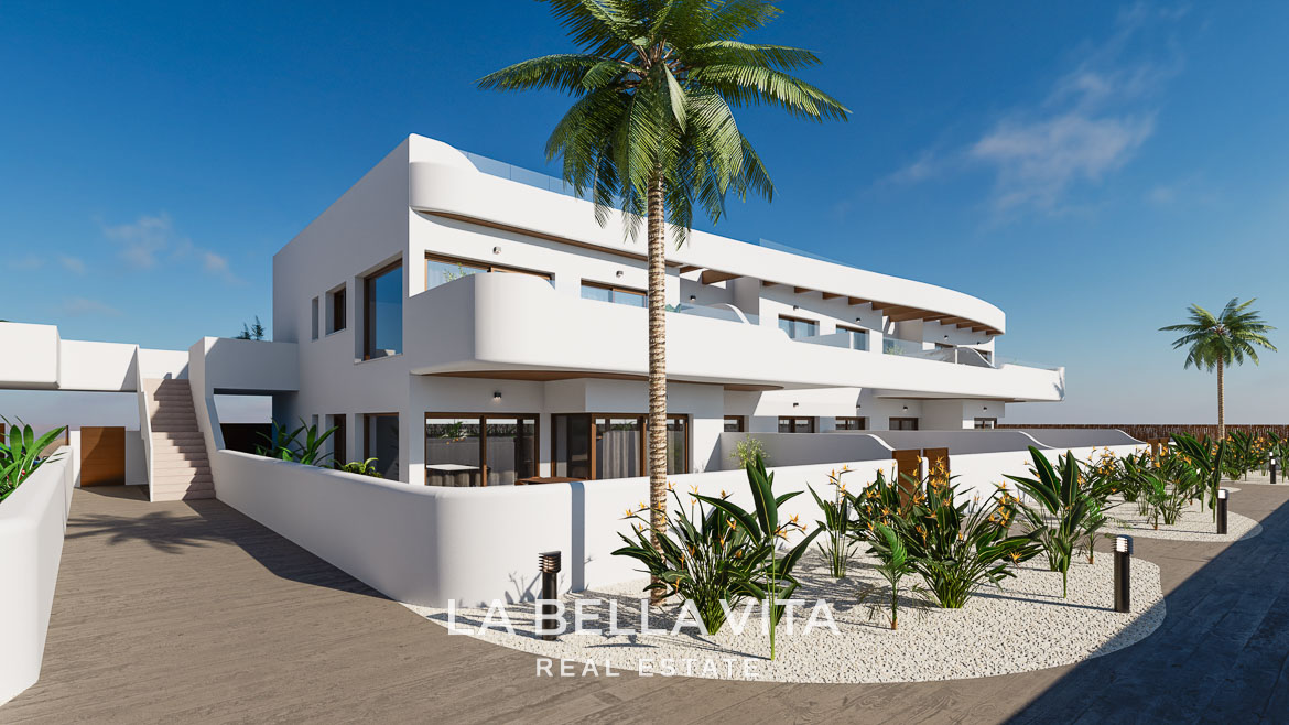 Modern Mediterranean-Style New Build Apartments with Sea Views for Sale in Serena Golf, Los Alcázares