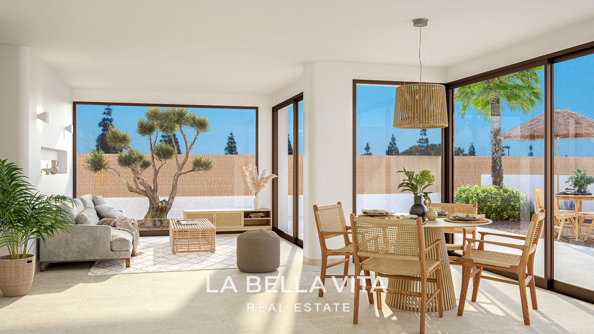 Modern Mediterranean-Style New Build Apartments with Sea Views for Sale in Serena Golf, Los Alcázares