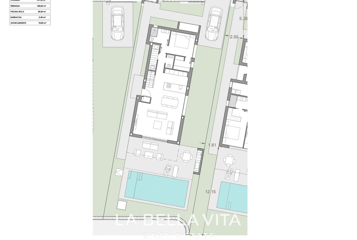Modern New Build Independent Villas with Pools for sale in La Herrada, Los Montesinos