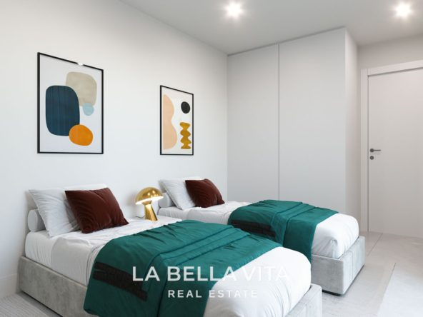 Modern New Build Single-Storey Villas with Double-Height Ceilings for Sale in Serena Golf, Los Alcázares