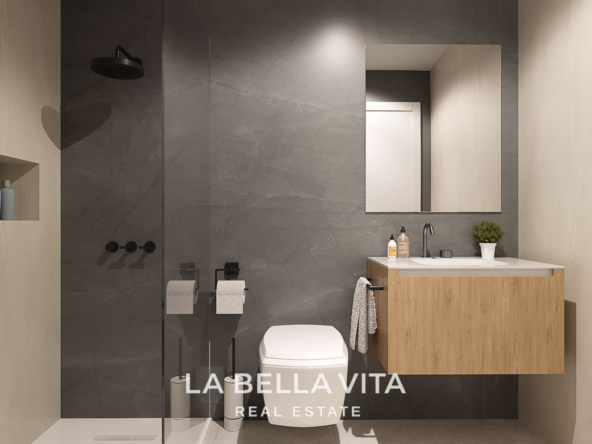 Modern New Build Single-Storey Villas with Double-Height Ceilings for Sale in Serena Golf, Los Alcázares
