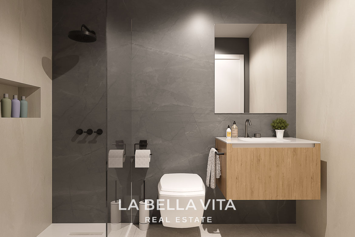 Modern New Build Single-Storey Villas with Double-Height Ceilings for Sale in Serena Golf, Los Alcázares