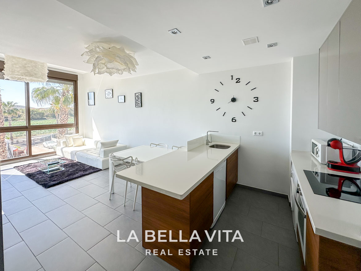 Modern Resale Penthouse Apartment with views for sale in Algorfa, La Finca Golf