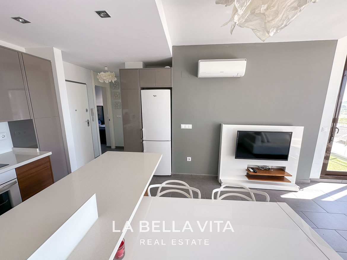 Modern Resale Penthouse Apartment with views for sale in Algorfa, La Finca Golf