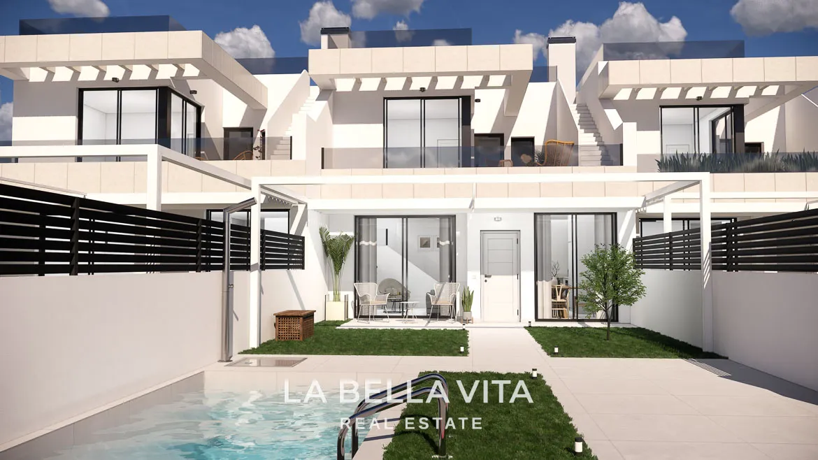 New Build Attached Homes with Private Pools & Basements for Sale in Rojales, Alicante