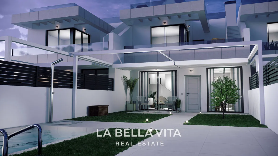 New Build Attached Homes with Private Pools & Basements for Sale in Rojales, Alicante