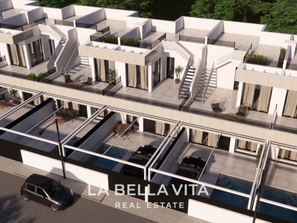 New Build Attached Homes with Private Pools & Basements for Sale in Rojales, Alicante