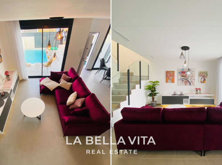 New Build Attached Homes with Private Pools & Basements for Sale in Rojales, Alicante