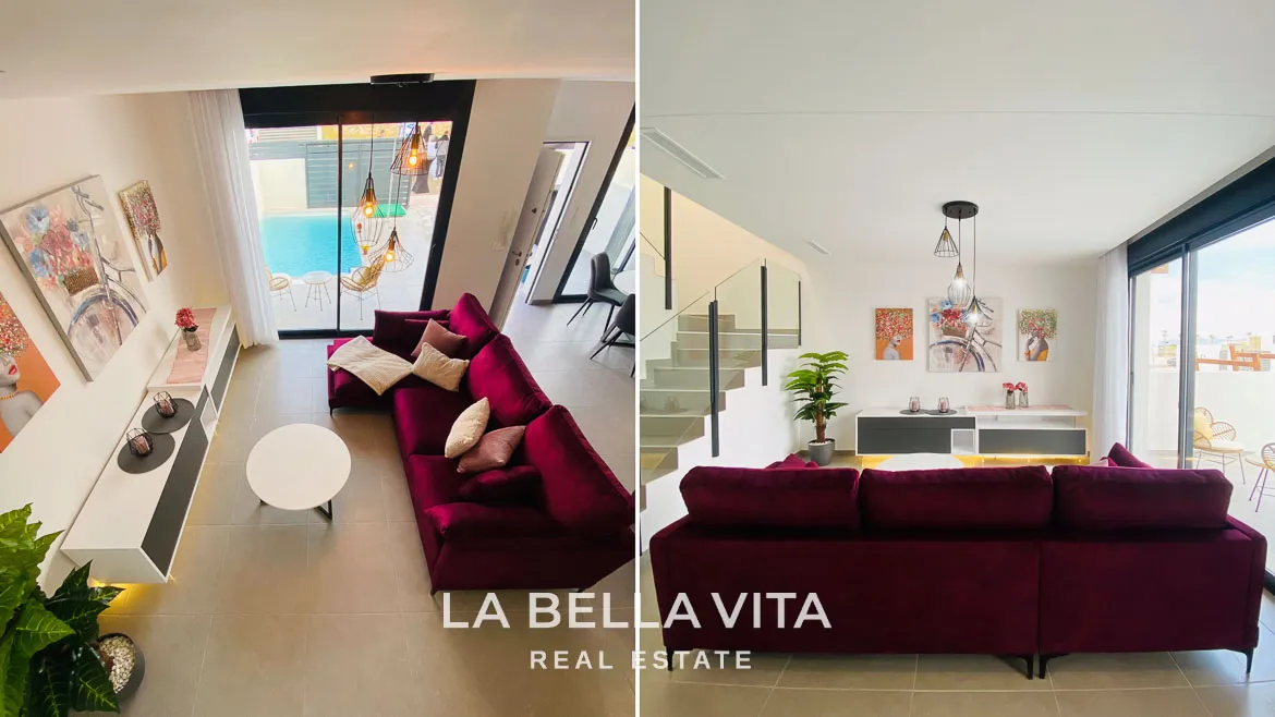 New Build Attached Homes with Private Pools & Basements for Sale in Rojales, Alicante