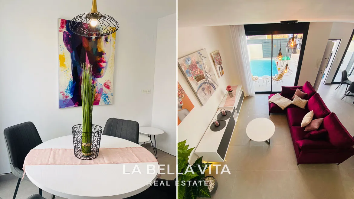 New Build Attached Homes with Private Pools & Basements for Sale in Rojales, Alicante