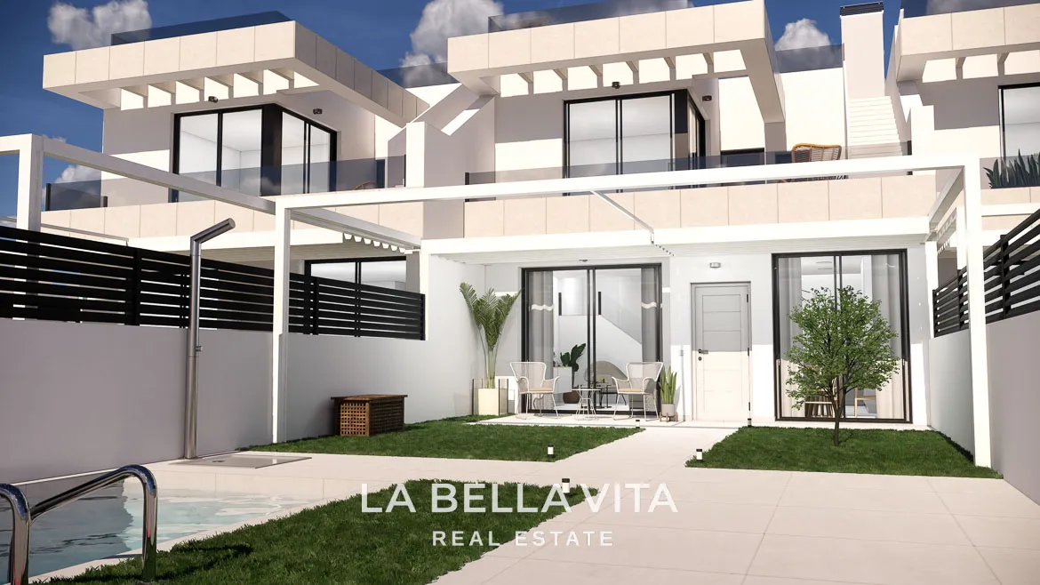 New Build Attached Homes with Private Pools & Basements for Sale in Rojales, Alicante