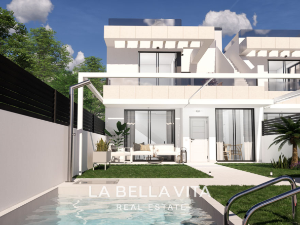 New Build Attached Homes with Private Pools & Basements for Sale in Rojales, Alicante
