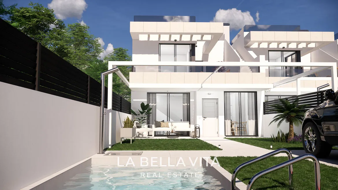 New Build Attached Homes with Private Pools & Basements for Sale in Rojales, Alicante