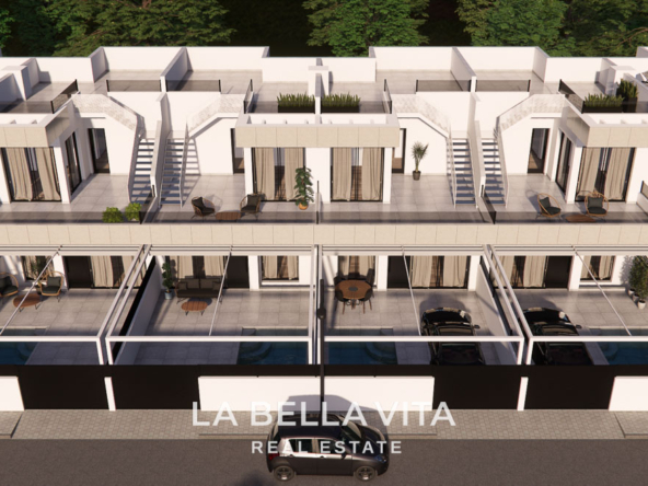New Build Attached Homes with Private Pools & Basements for Sale in Rojales, Alicante
