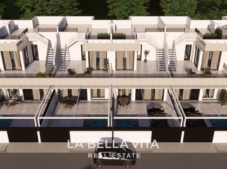 New Build Attached Homes with Private Pools & Basements for Sale in Rojales, Alicante