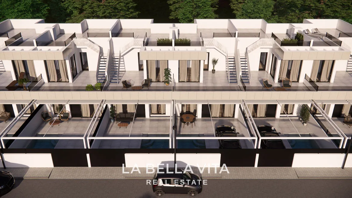 New Build Attached Homes with Private Pools & Basements for Sale in Rojales, Alicante