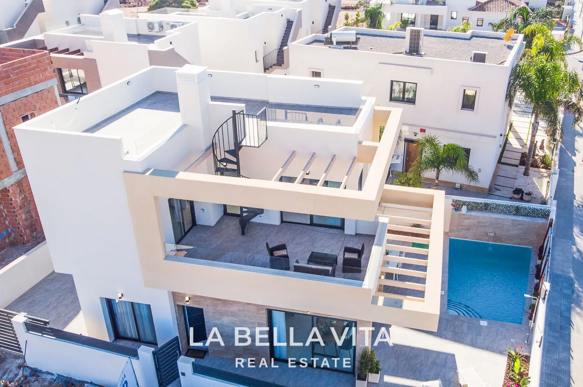 New Build Properties with pool for sale in La Herrada, Los Montesinos, Alicante, Spain