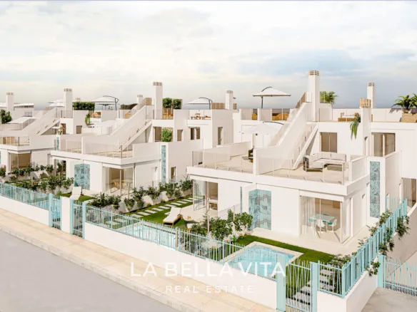 New Build Villas for Sale in Serena Golf, Los Alcázares – Private Pool and Underground Garage