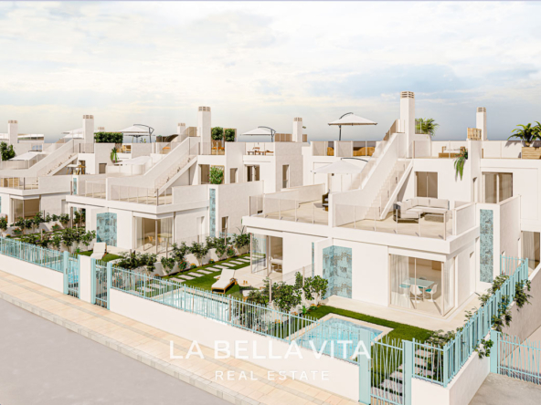 New Build Villas for Sale in Serena Golf, Los Alcázares – Private Pool and Underground Garage