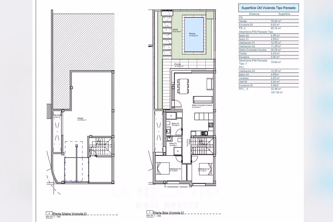 New Build Villas for Sale in Serena Golf, Los Alcázares – Private Pool and Underground Garage