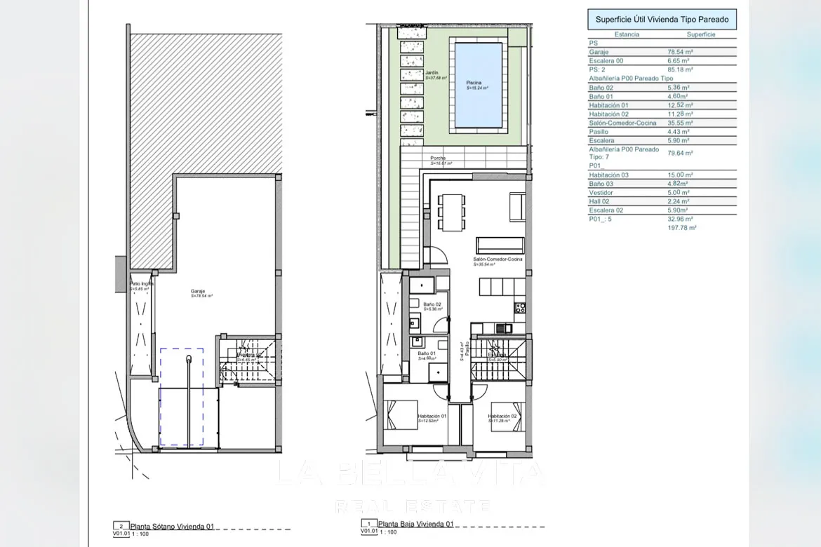 New Build Villas for Sale in Serena Golf, Los Alcázares – Private Pool and Underground Garage