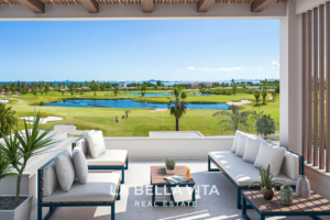 Beautiful Modern Apartments with Sea and Golf Views for sale in Serena Golf, Los Alcázares