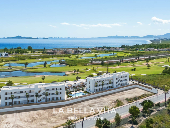 Beautiful Modern Apartments with Sea and Golf Views for sale in Serena Golf, Los Alcázares