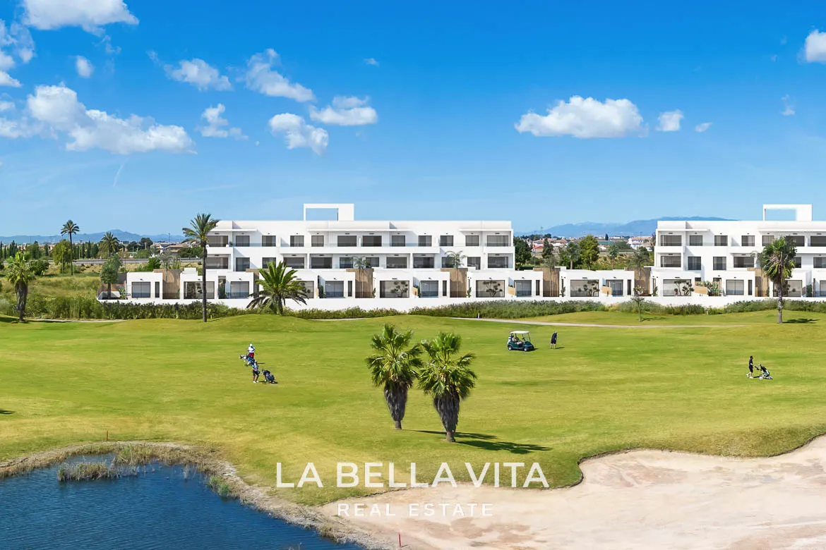 Beautiful Modern Apartments with Sea and Golf Views for sale in Serena Golf, Los Alcázares