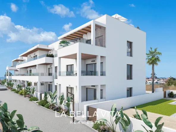 Beautiful Modern Apartments with Sea and Golf Views for sale in Serena Golf, Los Alcázares
