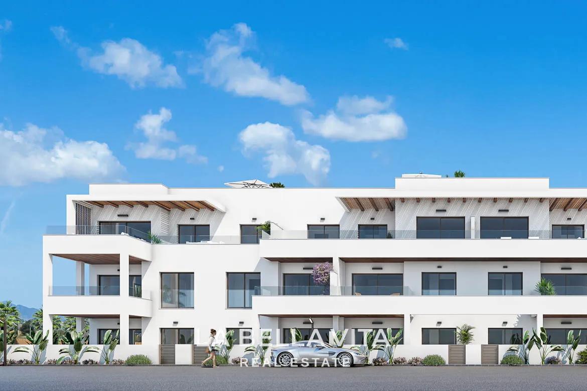 Beautiful Modern Apartments with Sea and Golf Views for sale in Serena Golf, Los Alcázares